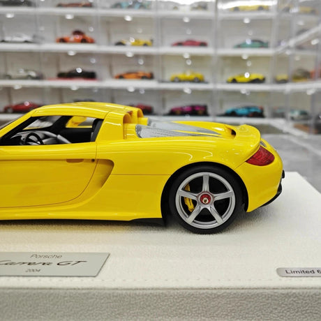 [Make Up] 1:18 Porsche 2004 Carrera GT jaune voiture miniature Resin