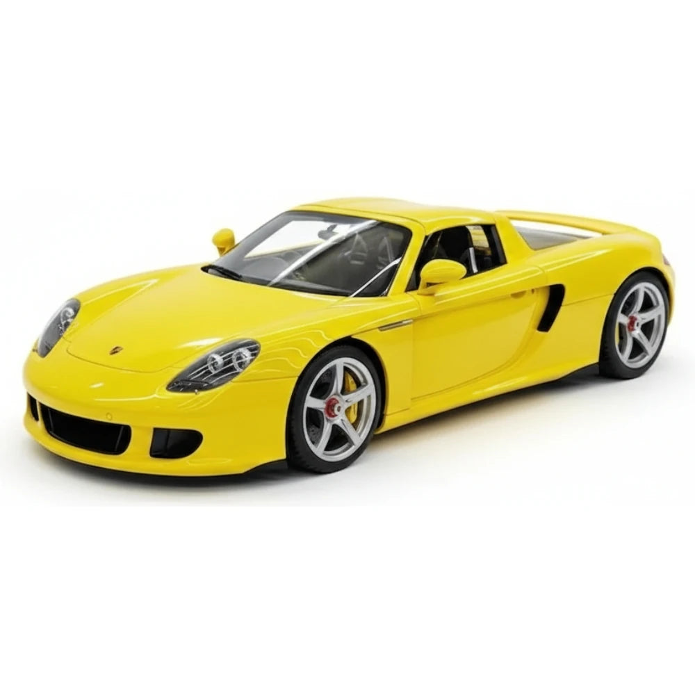 [Make Up] 1:18 Porsche 2004 Carrera GT Yellow Model Car Resin