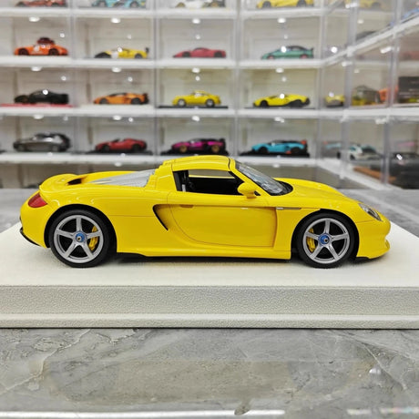 [Make Up] 1:18 Porsche 2004 Carrera GT jaune voiture miniature Resin