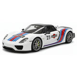 [Make Up] 1:18 Porsche 2011 918 Spyder Martini Model Car Resin