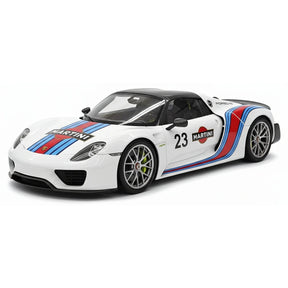 [Make Up] 1:18 Porsche 2011 918 Spyder Martini Model Car Resin