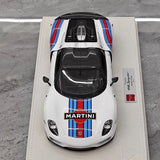 [Make Up] 1:18 Porsche 2011 918 Spyder Martini Model Car Resin