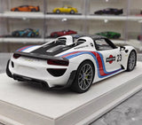 [Make Up] 1:18 Porsche 2011 918 Spyder Martini Model Car Resin