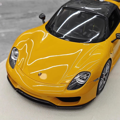 [Make Up] 1:18 Porsche 2011 918 Spyder orange voiture miniature Resin