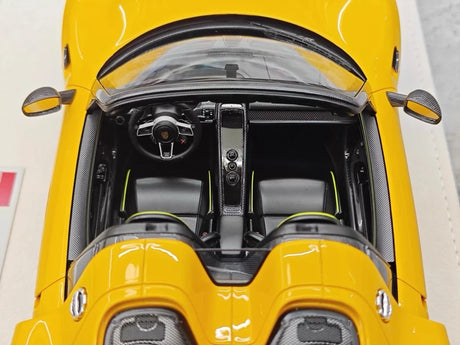 [Make Up] 1:18 Porsche 2011 918 Spyder orange voiture miniature Resin