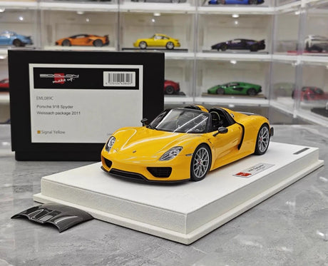 [Make Up] 1:18 Porsche 2011 918 Spyder orange voiture miniature Resin