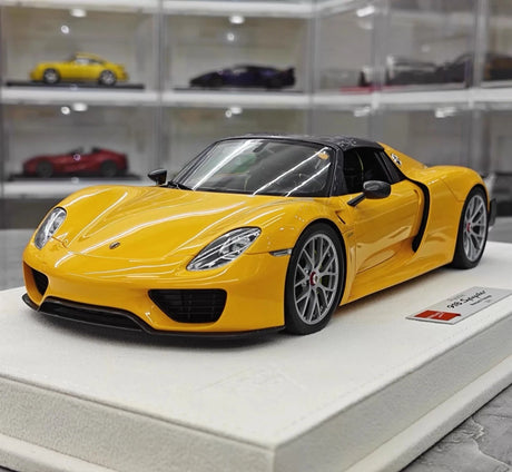 [Make Up] 1:18 Porsche 2011 918 Spyder orange voiture miniature Resin