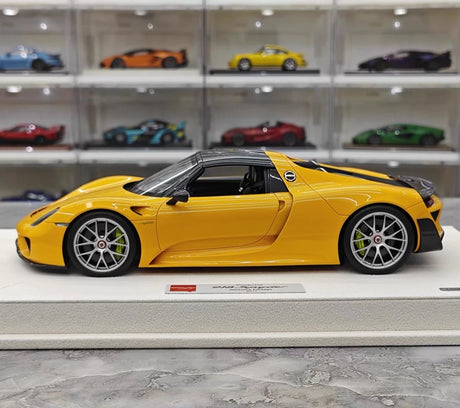 [Make Up] 1:18 Porsche 2011 918 Spyder orange voiture miniature Resin