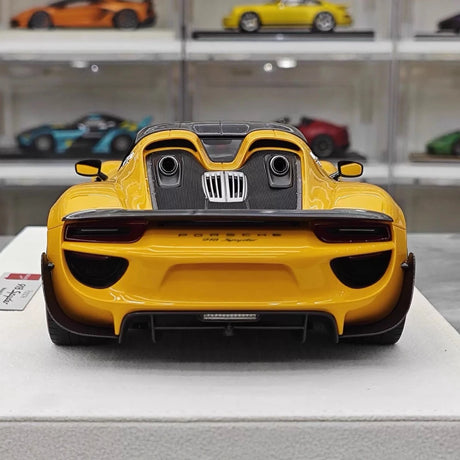 [Make Up] 1:18 Porsche 2011 918 Spyder orange voiture miniature Resin