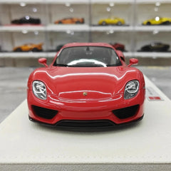 [Make Up] 1:18 Porsche 2011 918 Spyder Red Model Car Resin