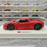 [Make Up] 1:18 Porsche 2011 918 Spyder Red Model Car Resin