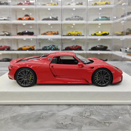 [Make Up] 1:18 Porsche 2011 918 Spyder rouge voiture miniature Resin