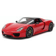 [Make Up] 1:18 Porsche 2011 918 Spyder rood & zwart modelauto Hars