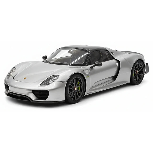 [Make Up] 1:18 Porsche 2011 918 Spyder Silver Model Car Resin