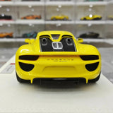 [Make Up] 1:18 Porsche 2011 918 Spyder Yellow Model Car Resin