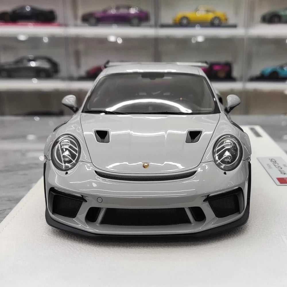 [Make Up] 1:18 Porsche 2020 991.2 911 GT3 RS Gray Model Car Resin