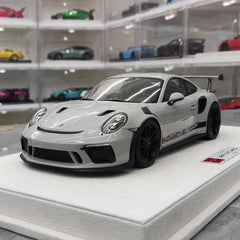 [Make Up] 1:18 Porsche 2020 991.2 911 GT3 RS Gray Model Car Resin