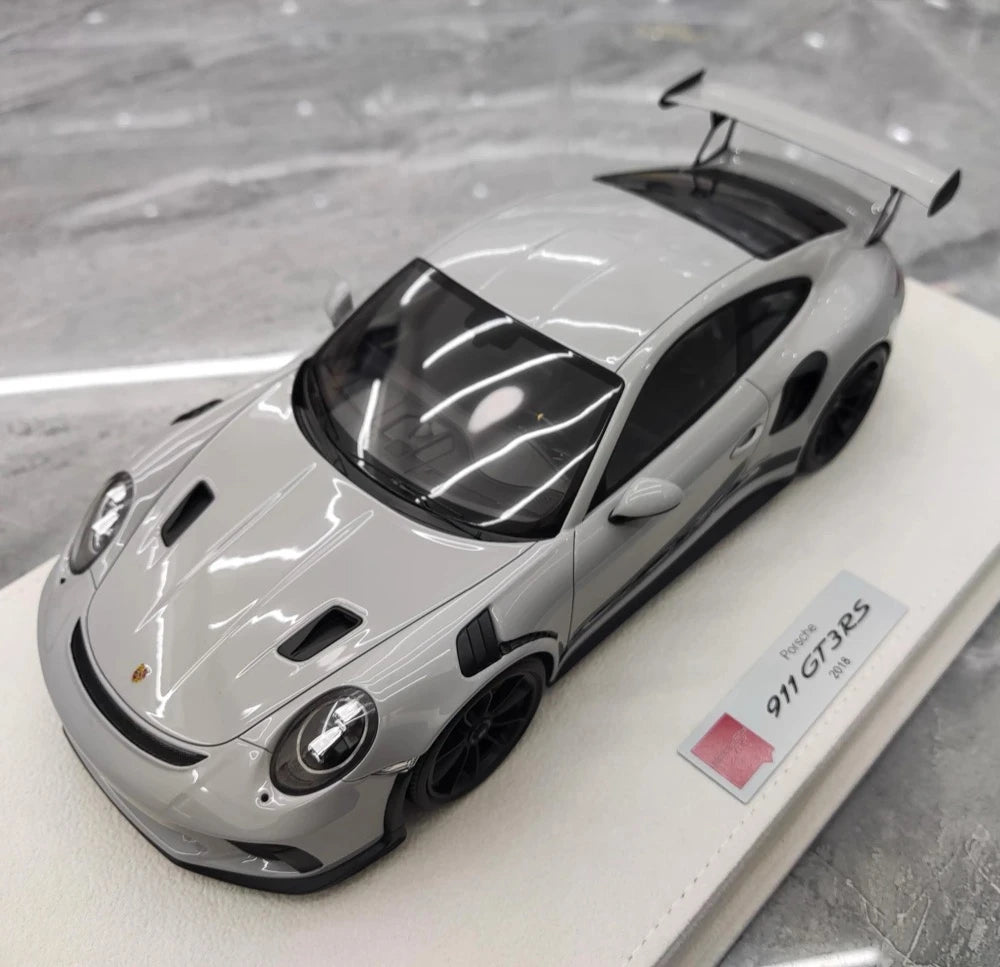 [Make Up] 1:18 Porsche 2020 991.2 911 GT3 RS Gray Model Car Resin