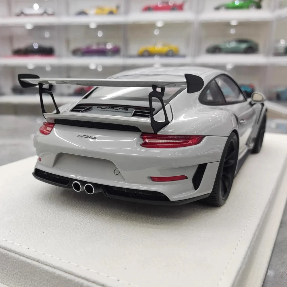 [Make Up] 1:18 Porsche 2020 991.2 911 GT3 RS Gray Model Car Resin