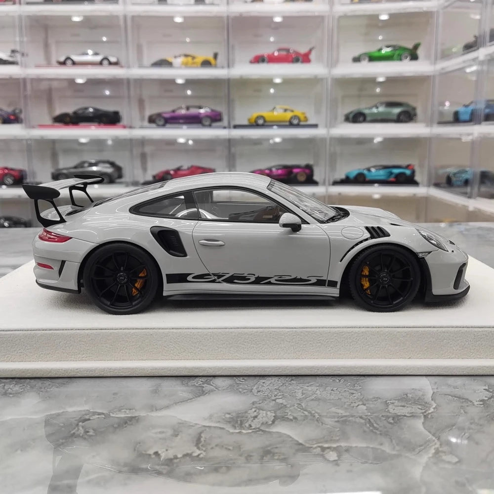 [Make Up] 1:18 Porsche 2020 991.2 911 GT3 RS Gray Model Car Resin