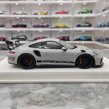 [Make Up] 1:18 Porsche 2020 991.2 911 GT3 RS Gray Model Car Resin
