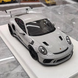 [Make Up] 1:18 Porsche 2020 991.2 911 GT3 RS Gray Model Car Resin