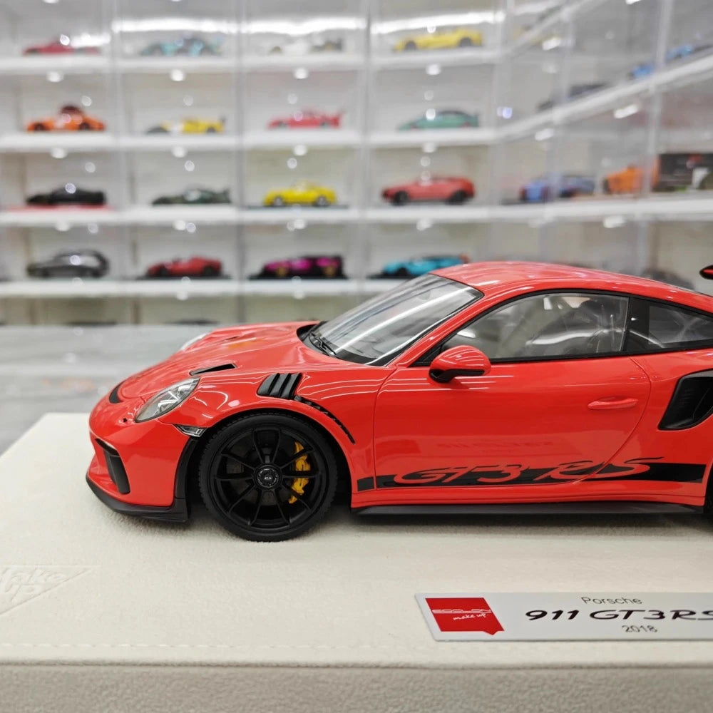 [Make Up] 1:18 Porsche 2020 991.2 911 GT3 RS Red Model Car Resin