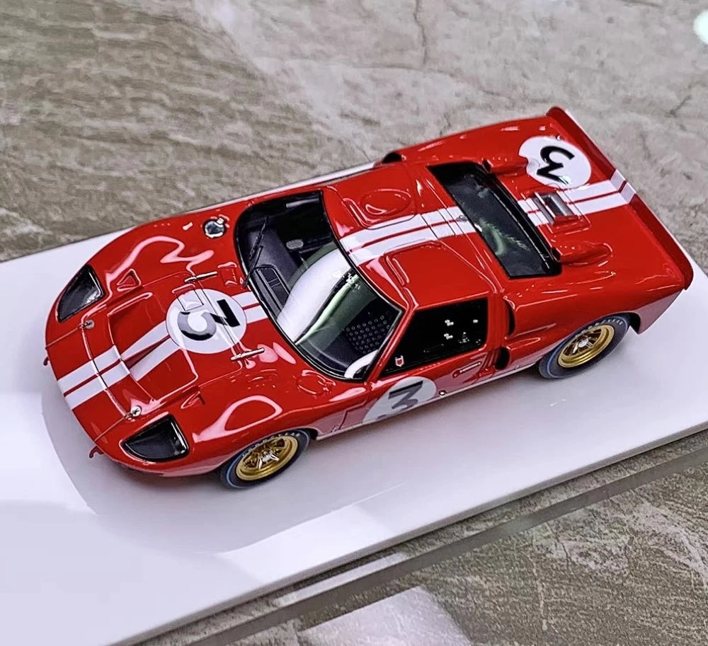 [Make Up] 1:43 Ford 1966 GT Mk.II #3 Le Mans 24H Model Car Die-Cast