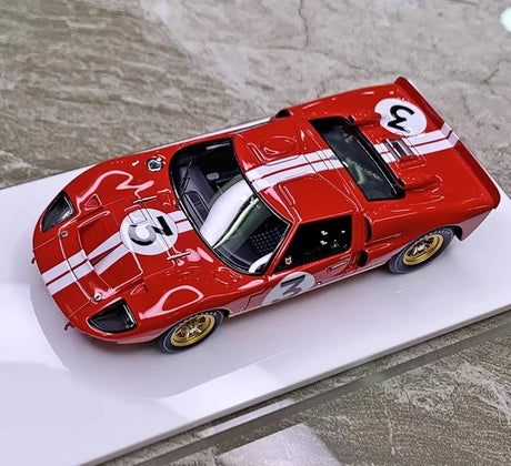 [Make Up] 1:43 Ford 1966 GT Mk.II #3 Le Mans 24H Model Car Die-Cast