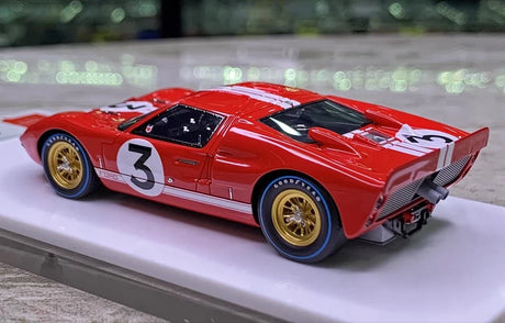 [Make Up] 1:43 Ford 1966 GT Mk.II #3 Le Mans 24H Model Car Die-Cast