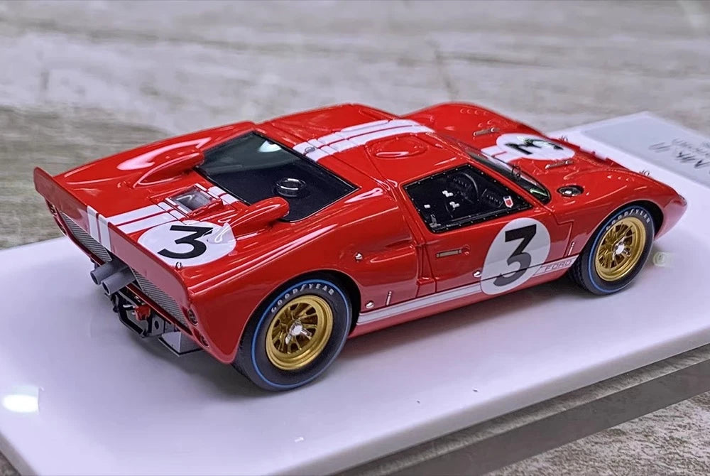 [Make Up] 1:43 Ford 1966 GT Mk.II #3 Le Mans 24H Model Car Die-Cast