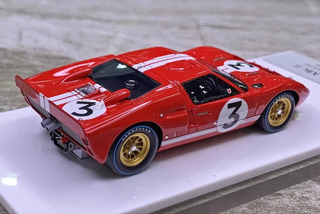 [Make Up] 1:43 Ford 1966 GT Mk.II #3 Le Mans 24H Model Car Die-Cast