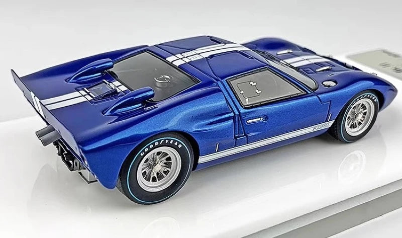 [Make Up] 1:43 Ford 1966 GT40 Mk.II Blue Model Car Resin