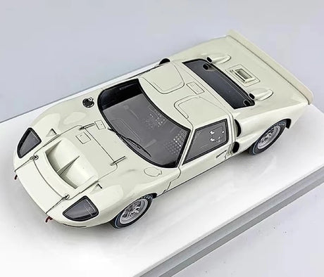 [Make Up] 1:43 Ford 1966 GT40 Mk.II White Model Car Resin