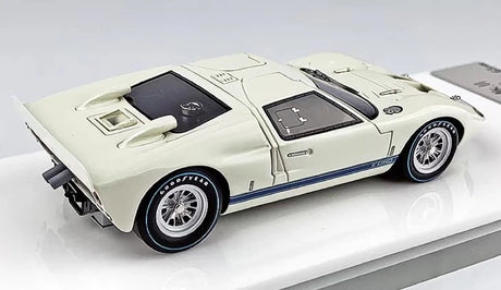 [Make Up] 1:43 Ford 1966 GT40 Mk.II White Model Car Resin
