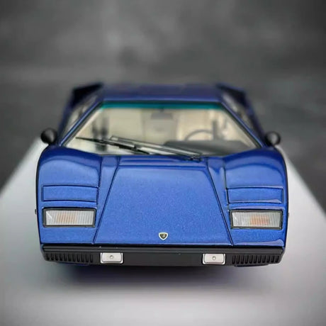 [Make Up] 1:43 Lamborghini 1975 Countach LP400 blauw modelauto Hars