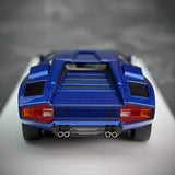 [Make Up] 1:43 Lamborghini 1975 Countach LP400 Blue Model Car Resin