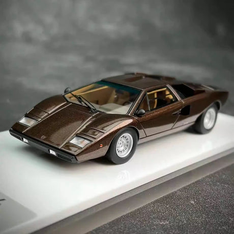 [Make Up] 1:43 Lamborghini 1975 Countach LP400 bruin modelauto Hars