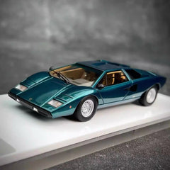 [Make Up] 1:43 Lamborghini 1975 Countach LP400 Green Model Car Resin