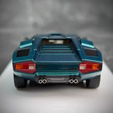 [Make Up] 1:43 Lamborghini 1975 Countach LP400 vihreä pienoismalli Hartsi