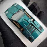 [Make Up] 1:43 Lamborghini 1975 Countach LP400 vihreä pienoismalli Hartsi