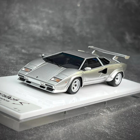 [Make Up] 1:43 Lamborghini 1980 Countach LP400S zilver modelauto Hars