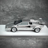 [Make Up] 1:43 Lamborghini 1980 Countach LP400S Silver Model Car Resin