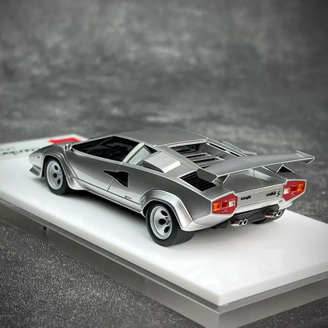 [Make Up] 1:43 Lamborghini 1980 Countach LP400S zilver modelauto Hars
