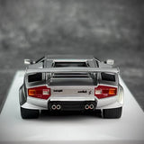 [Make Up] 1:43 Lamborghini 1980 Countach LP400S Silver Model Car Resin