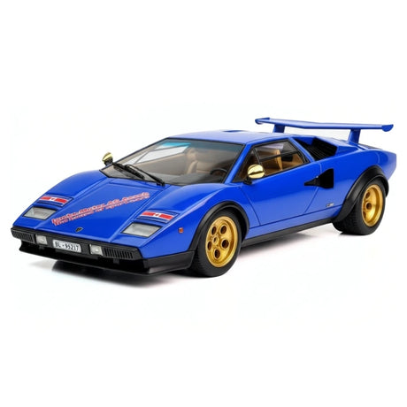 [Make Up] 1:43 Lamborghini 1982 Countach LP500S blauw modelauto Hars