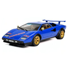 [Make Up] 1:43 Lamborghini 1982 Countach LP500S Blue Model Car Resin