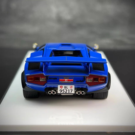 [Make Up] 1:43 Lamborghini 1982 Countach LP500S blauw modelauto Hars