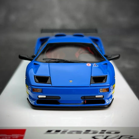 [Make Up] 1:43 Lamborghini 1996 Diablo SVR Racing blauw modelauto Hars