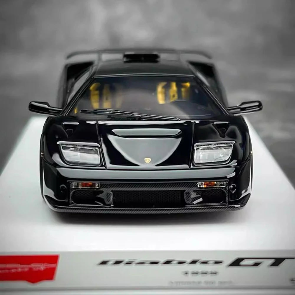 [Make Up] 1:43 Lamborghini 1999 Diablo GT Black Model Car Resin
